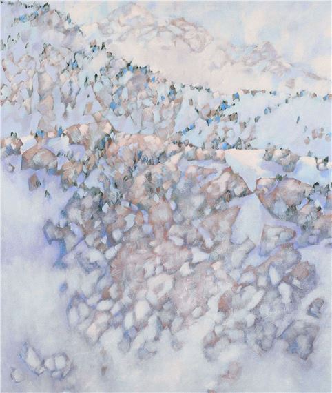 CASCADE MOUNTAINSIDE; 1980 by Deborah Lougheed Sinclair, 1980