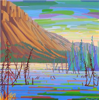 CHOOTLA LK. OUTFLOW, YUKON; 2009 - Chrissy Nickerson