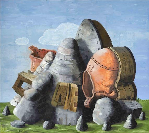 monumentales Gemälde “Love and Fortune - Thorsten Spiekermann