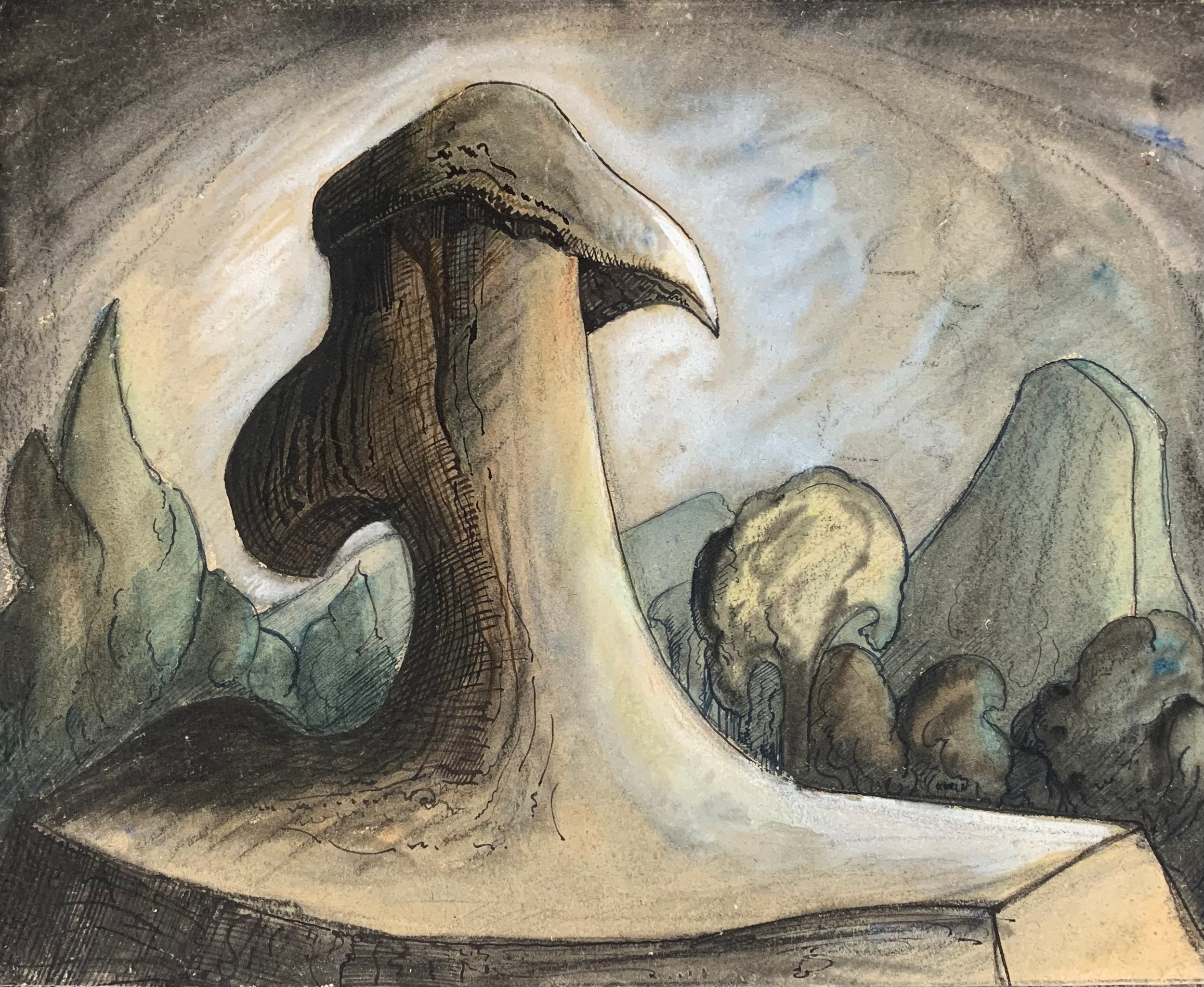 Alban Atkins | abstract tree forms | MutualArt