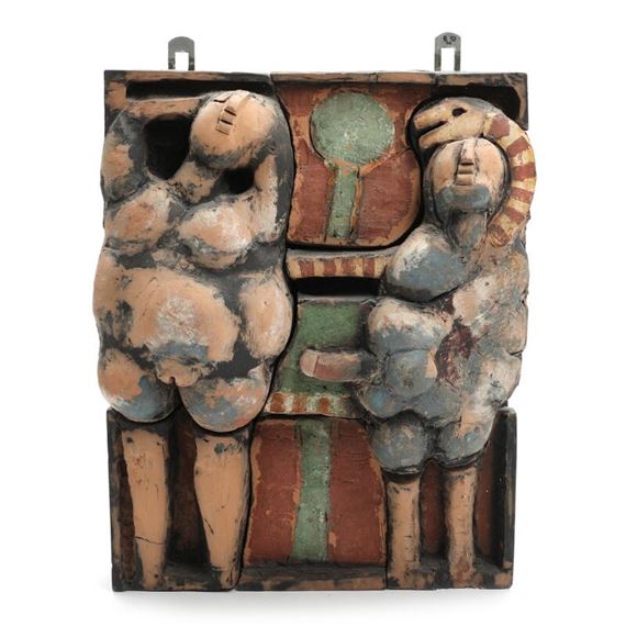 Scene from the garden of eden by Niels Helledie