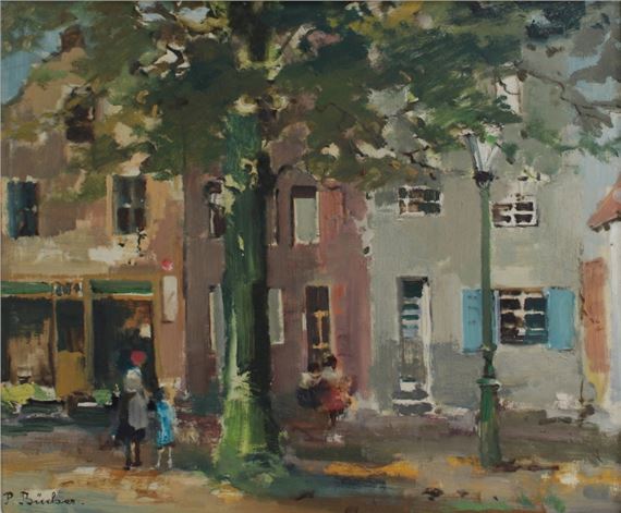 Straßenszene - Paul Bücher