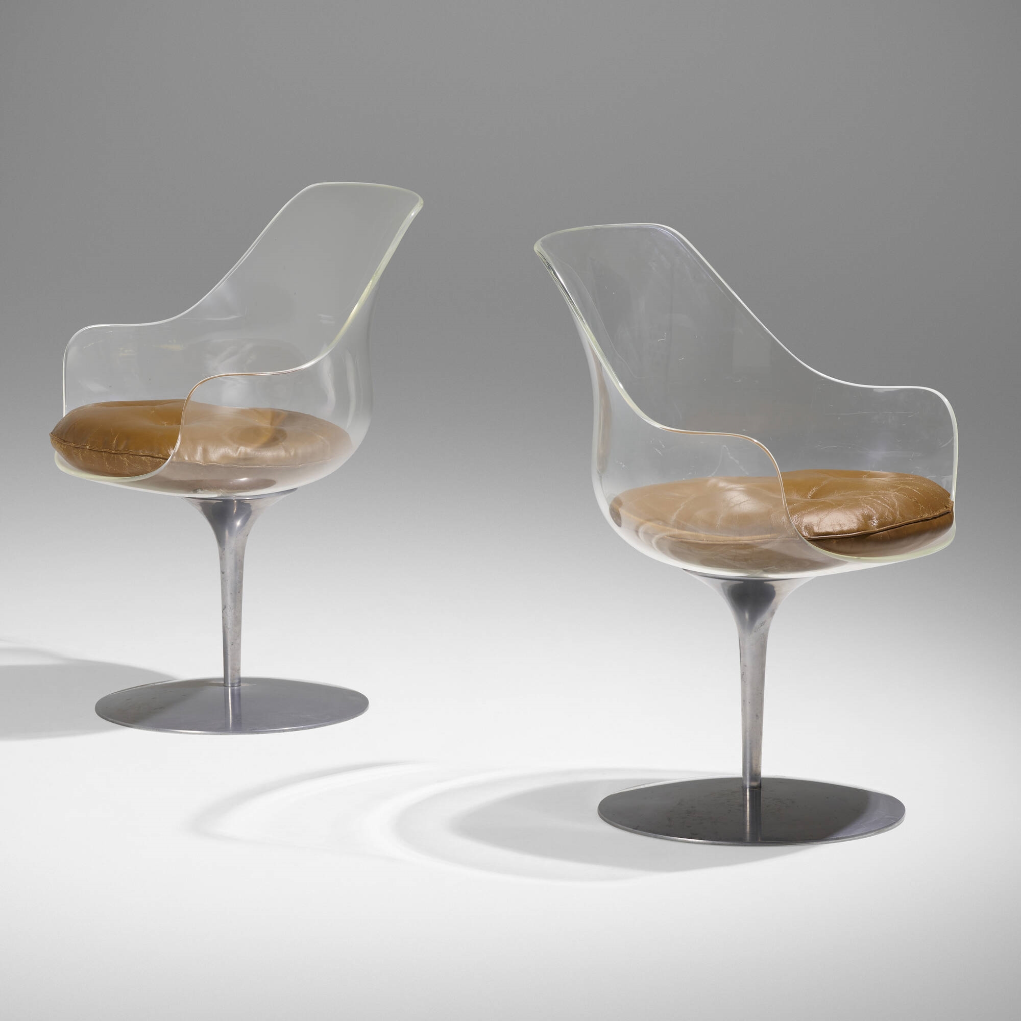Erwine & Estelle Laverne | Champagne chairs, pair (1962) | MutualArt