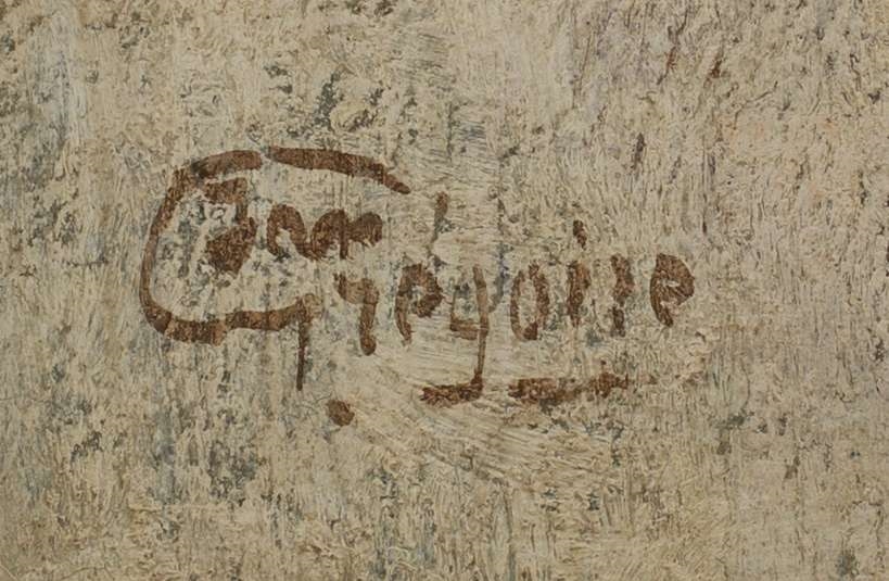 Artwork by Jan Gregoire, Anna en Maria met Christus, Made of oil on panel