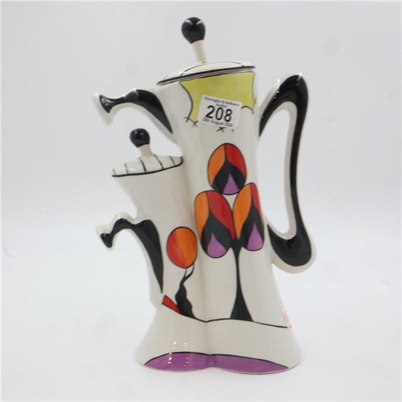 Lorna Bailey large coffee pot by Lorna Bailey