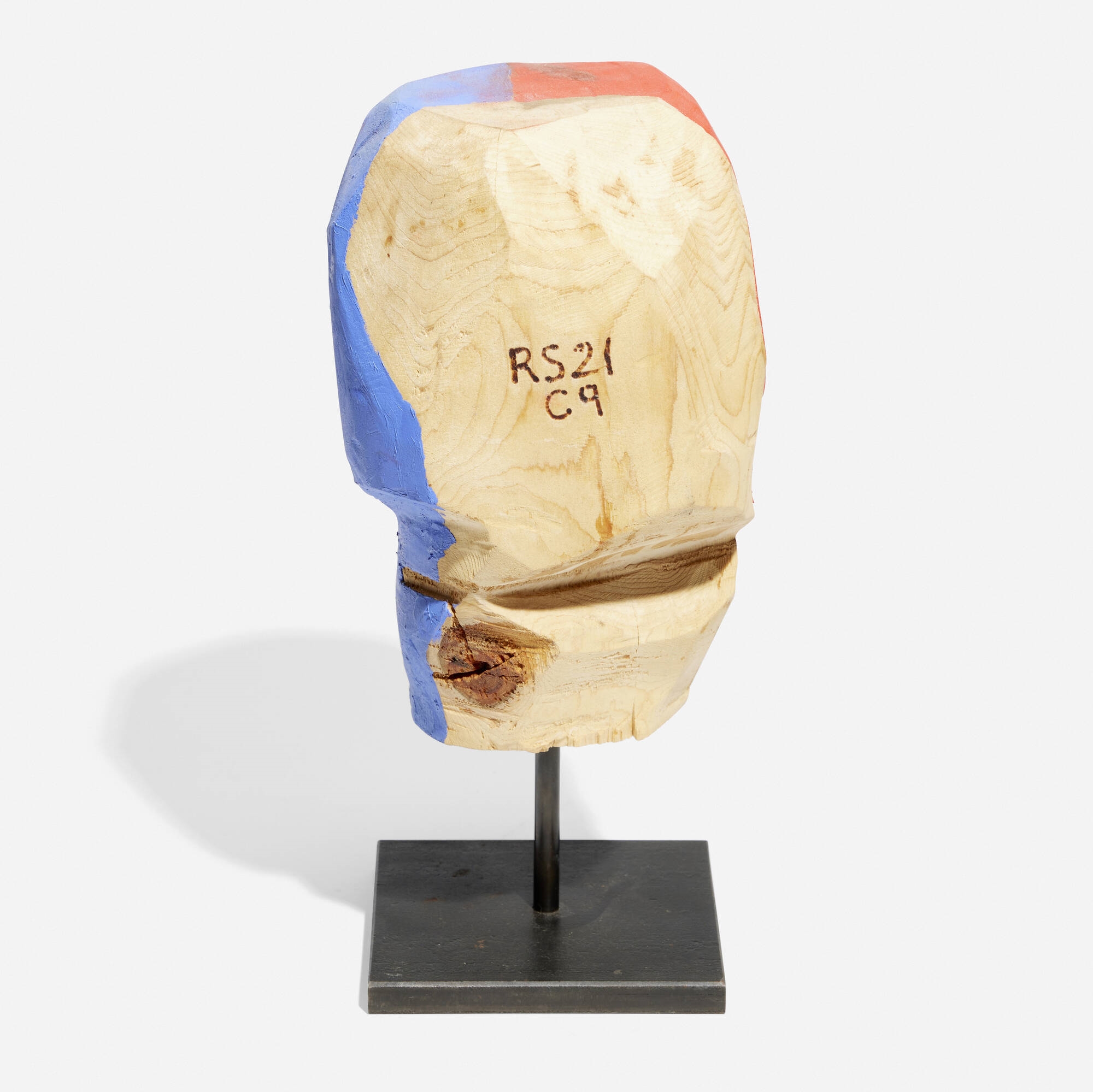 Artwork by Ryan Schneider, Chorus 9, Made of carved and painted wood, steel, Carved