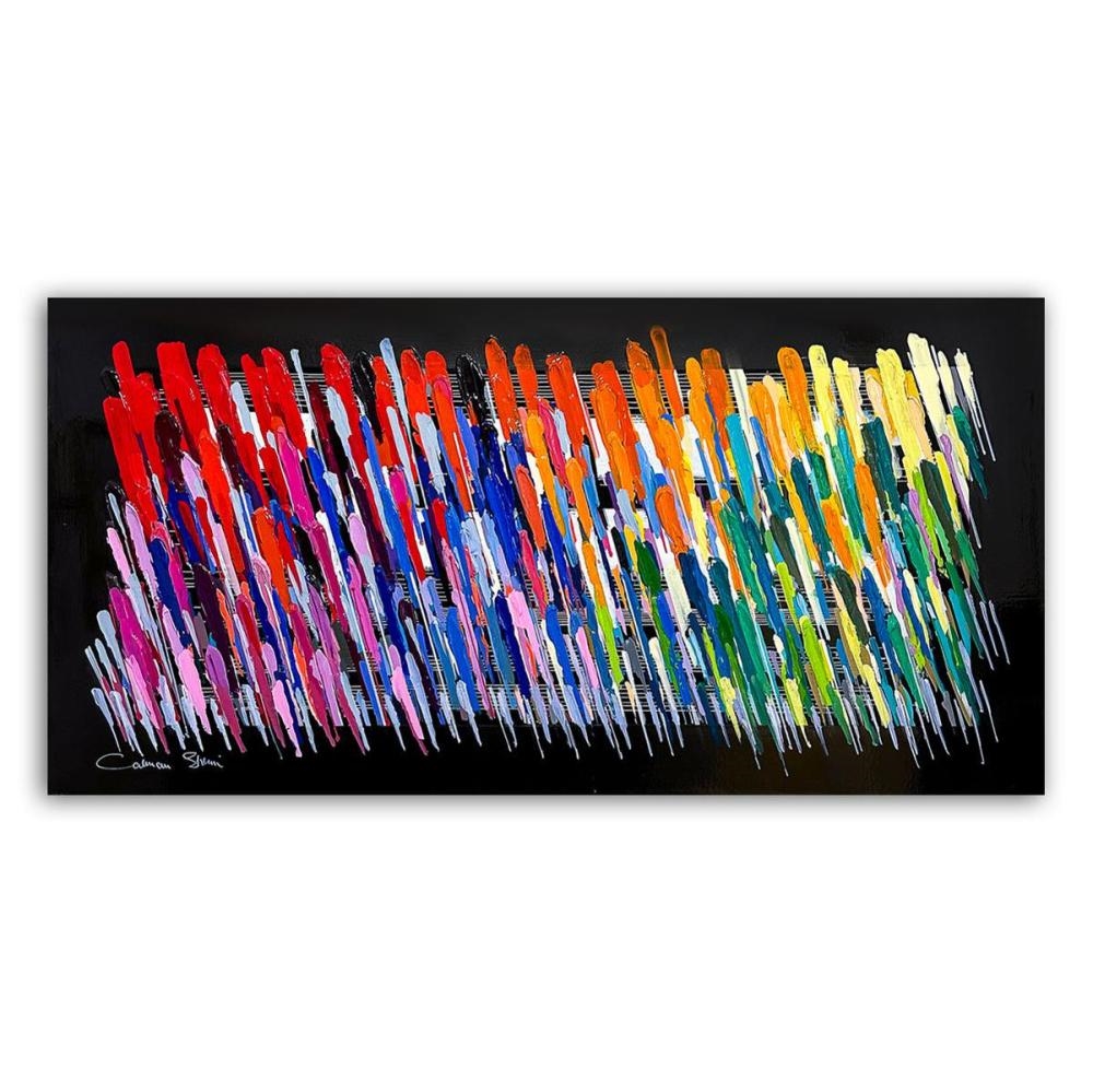 Calman Shemi | Calman Shemi- Original Acrylic on Canvas - Lacquer ...