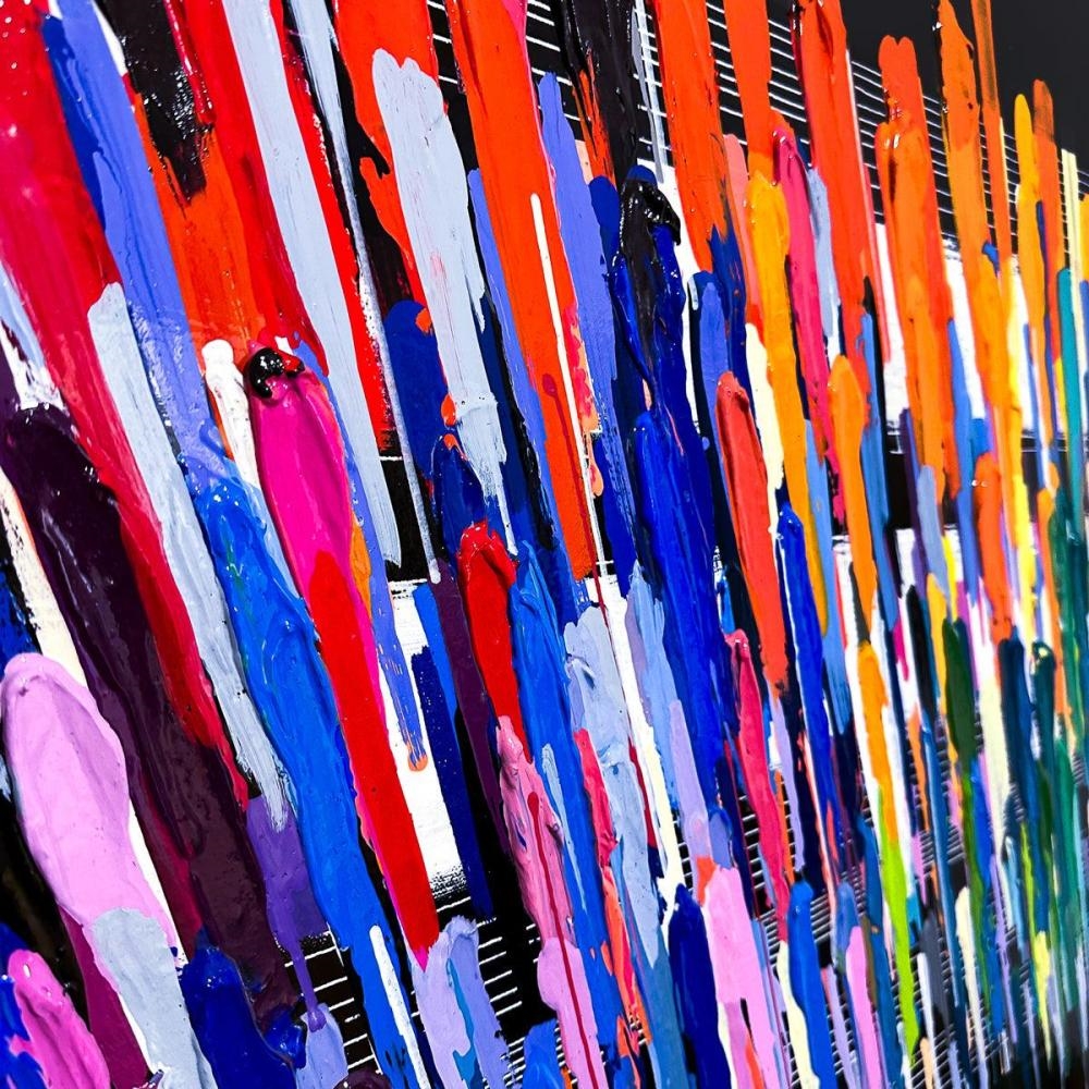 Calman Shemi | Calman Shemi- Original Acrylic on Canvas - Lacquer ...