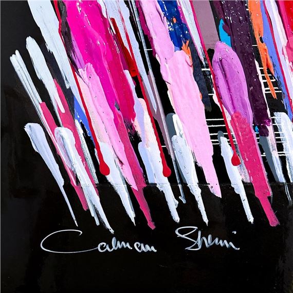 Calman Shemi | Calman Shemi- Original Acrylic on Canvas - Lacquer ...