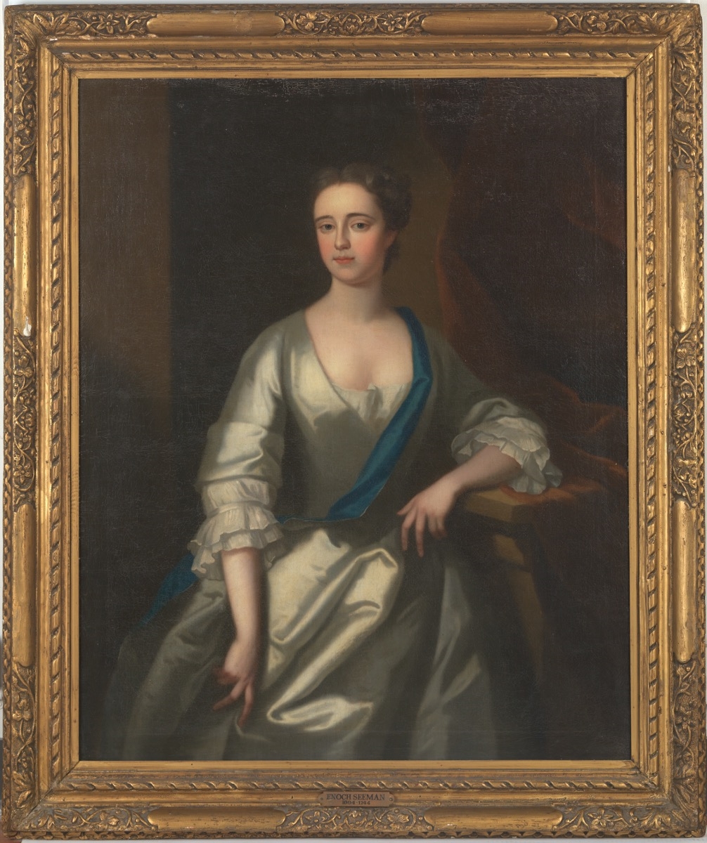 Artwork by Enoch Seeman, Portrait of a lady, Made of oil on canvas