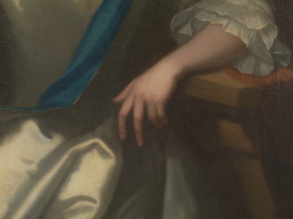 Artwork by Enoch Seeman, Portrait of a lady, Made of oil on canvas