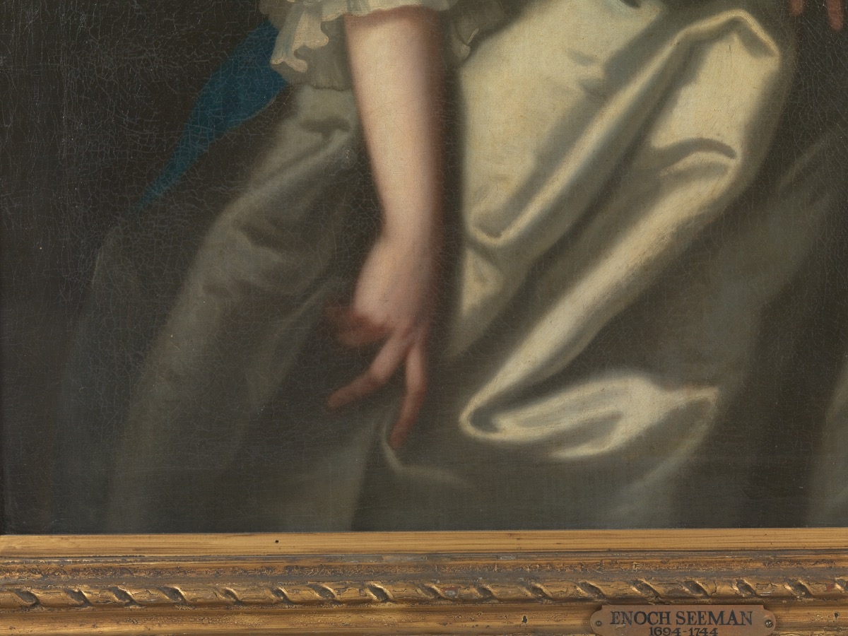 Artwork by Enoch Seeman, Portrait of a lady, Made of oil on canvas