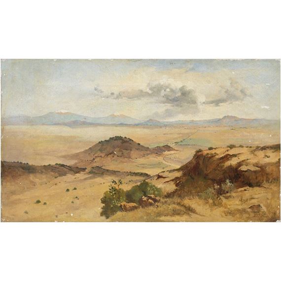 VALLE DE MÉXICO DESDE EL CERRO DE SANTA ISABEL by José María Velasco, CA. 1906