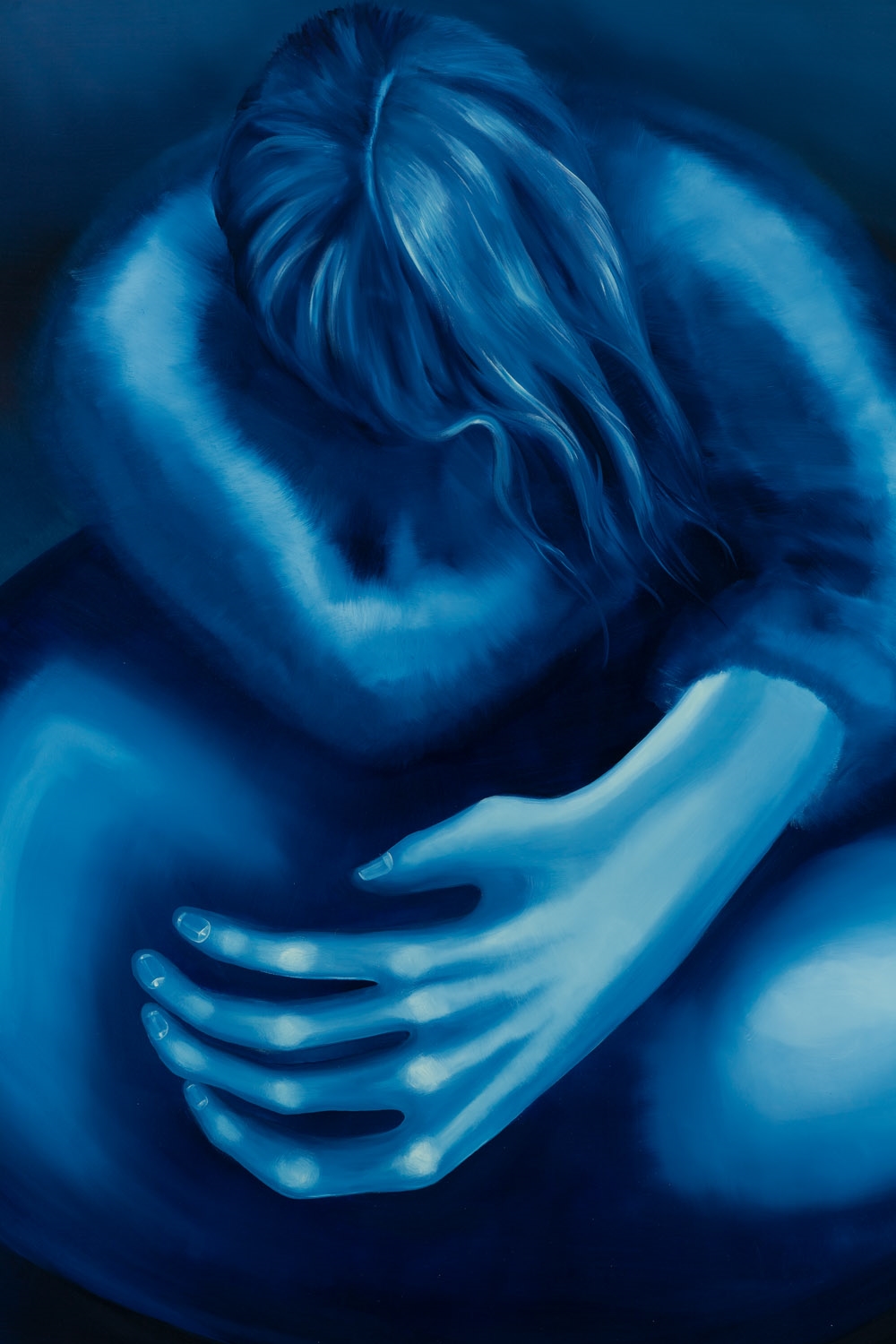 Artwork by Karolina Jabłońska, Night gymnastics, Made of oil/canvas