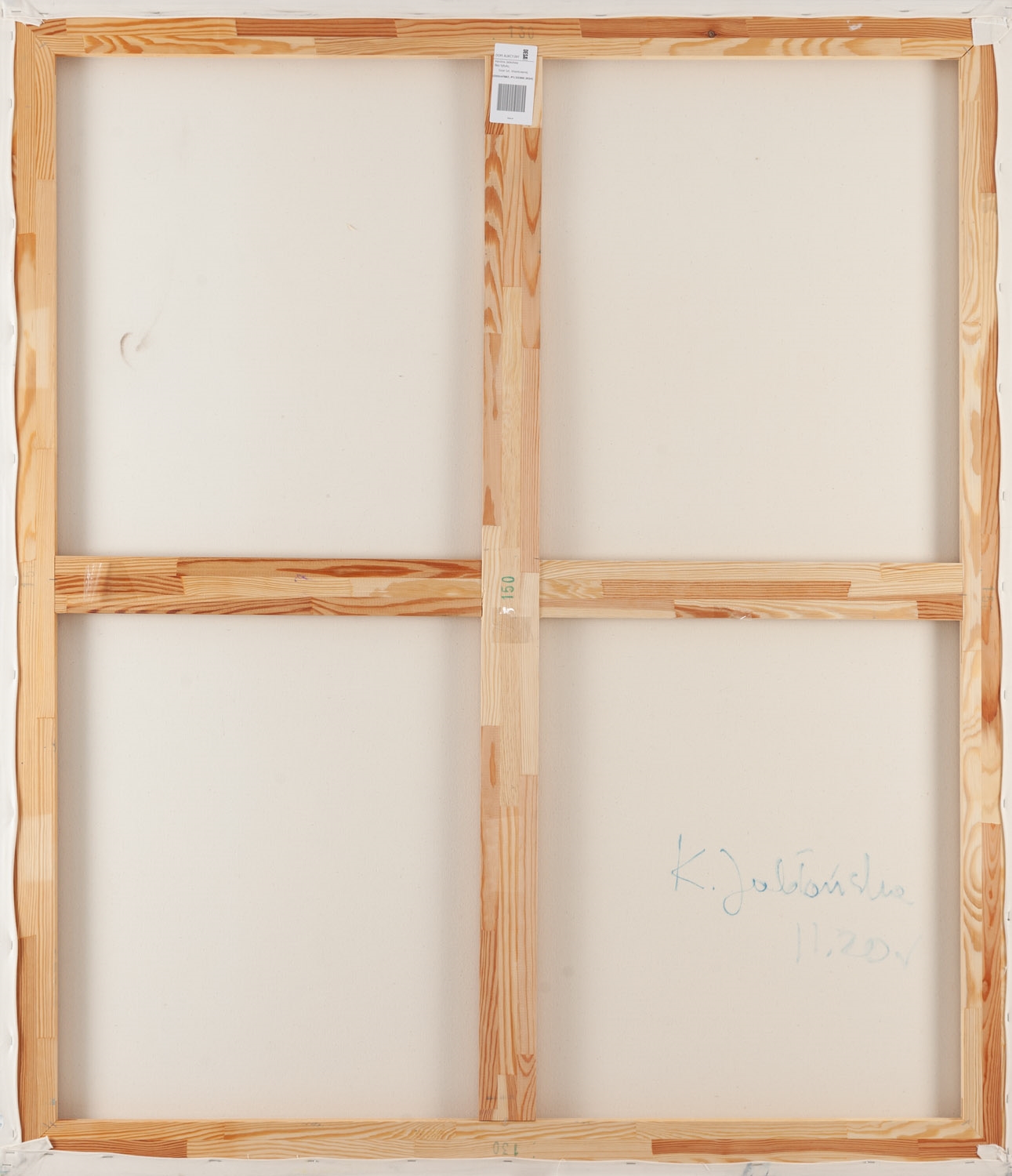 Artwork by Karolina Jabłońska, Night gymnastics, Made of oil/canvas