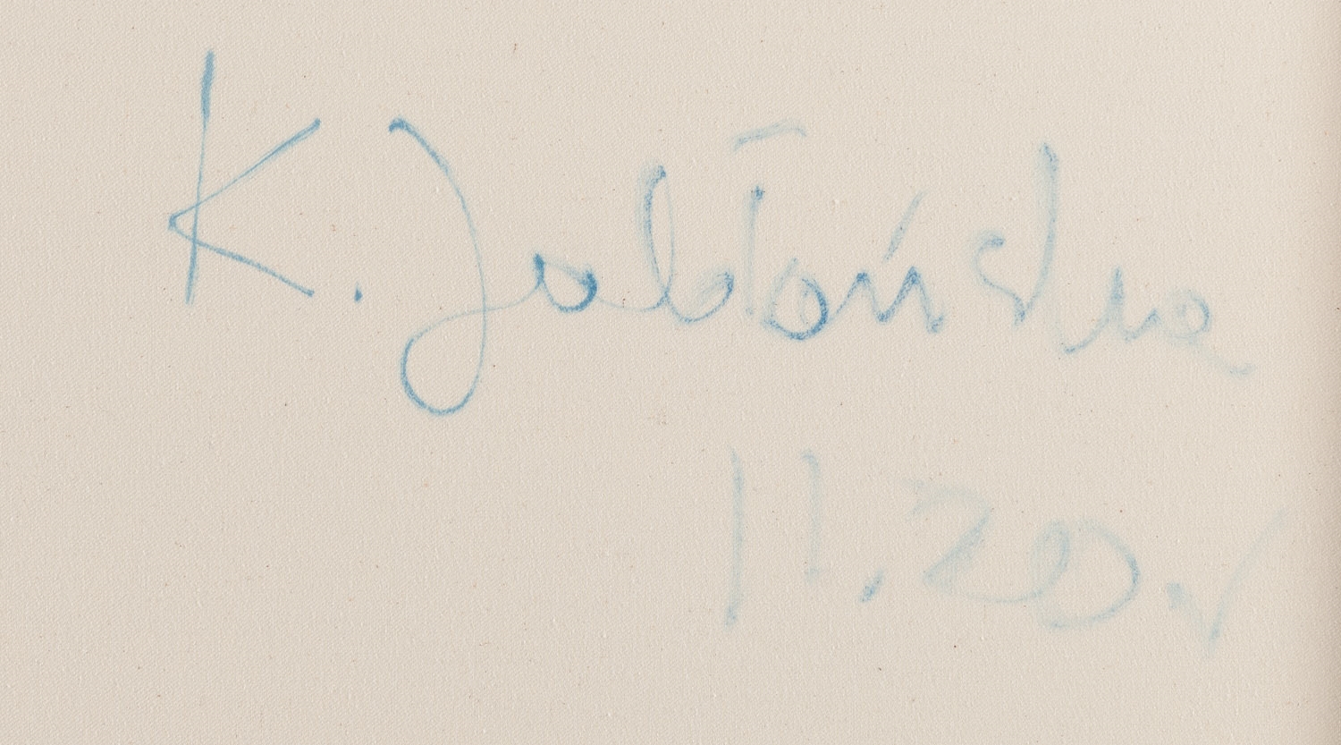 Artwork by Karolina Jabłońska, Night gymnastics, Made of oil/canvas