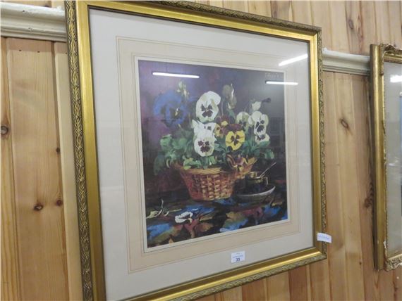 Gilt Framed Still Life - Galina Perova