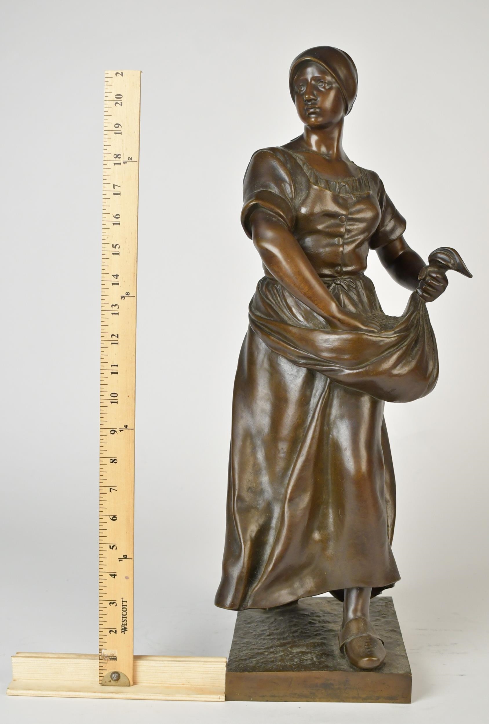 Antonin Larroux | ANTONIN LARROUX BRONZE, THE SOWER | MutualArt