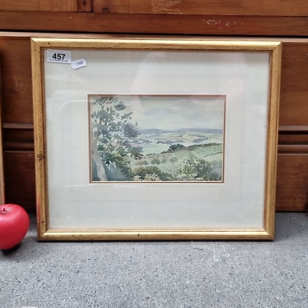 Artwork by R. J. Mason, From a folder of watercolours by R.J. Mason, Made of watercolour on paper painting