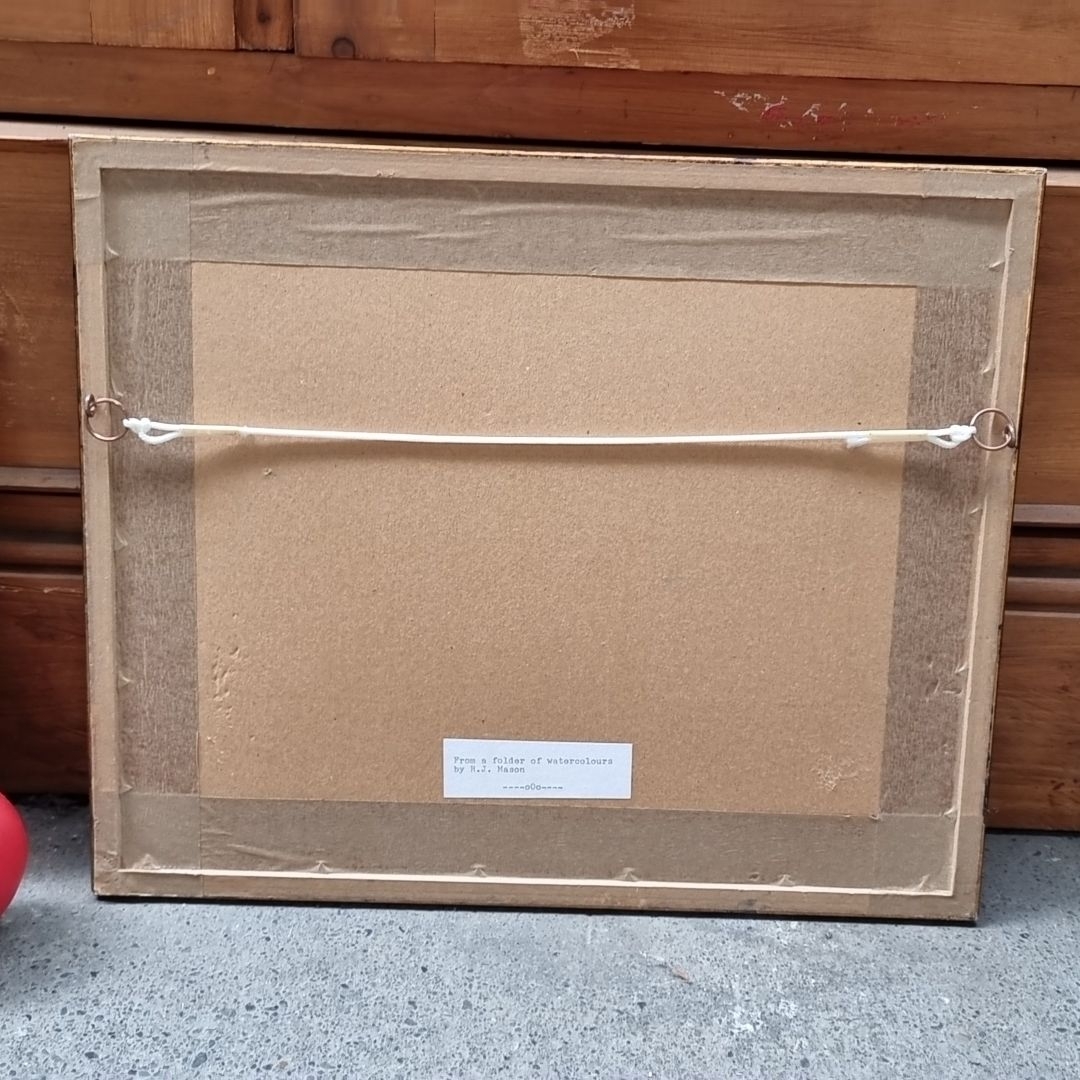 Artwork by R. J. Mason, From a folder of watercolours by R.J. Mason, Made of watercolour on paper painting