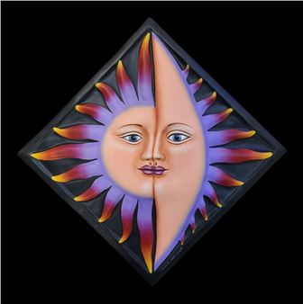 Unusual Contemporary SALVADOR LARIOS Mexican Limited Edition Folk Art Wall Sculpture - Salvador Larios