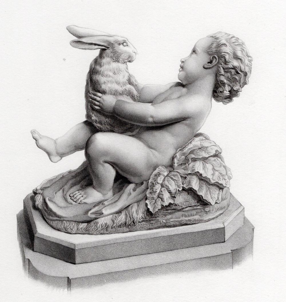 George Burnard | Adorable 1800s George Burnard Engraving Sportive ...