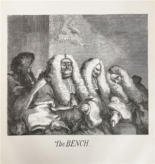 William Hogarth | William Hogarth - The Bench (1874) | MutualArt