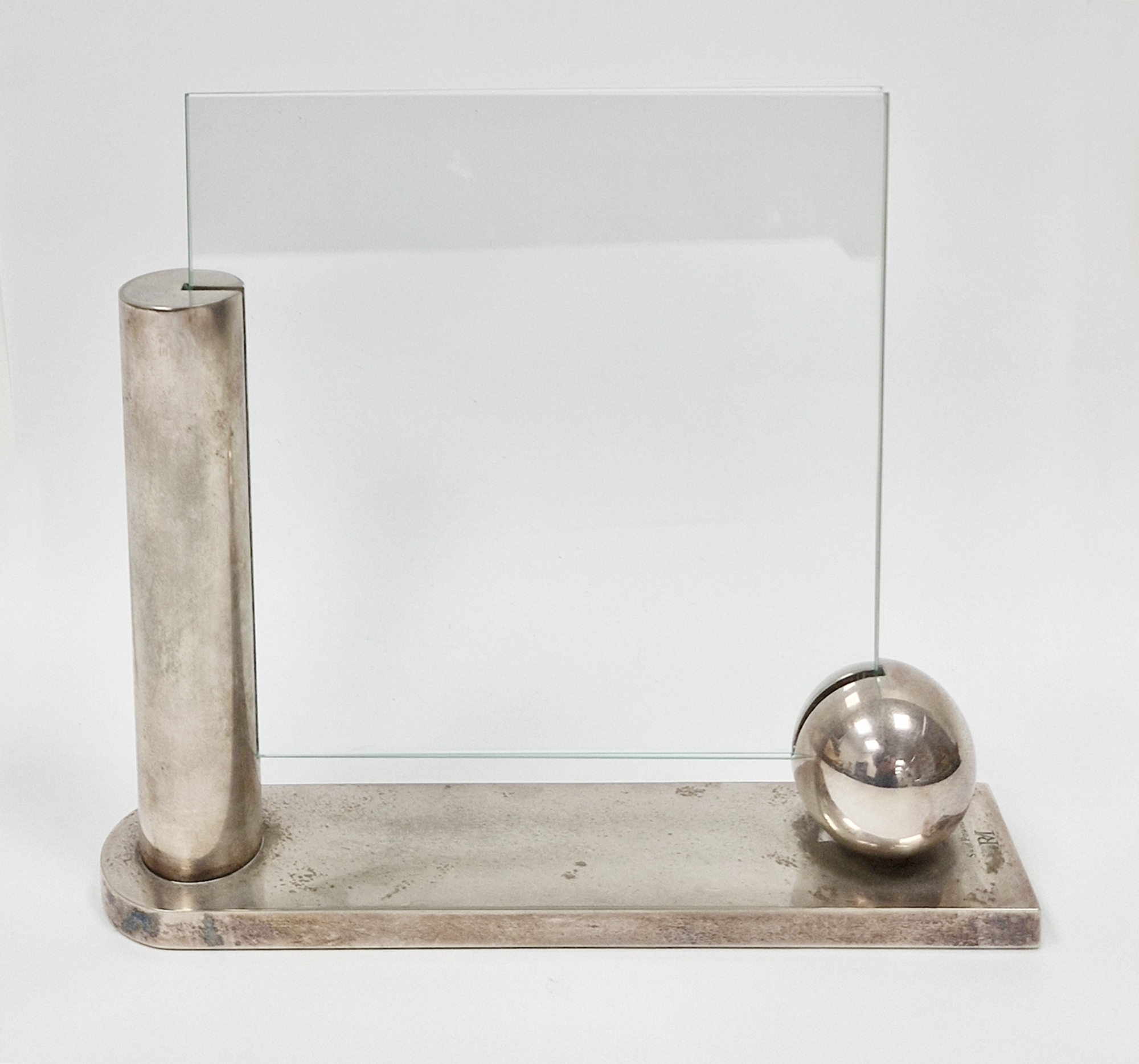 Richard Meier | Italian contemporary silver plated and glass photograph ...