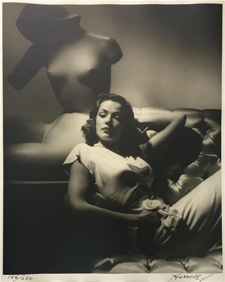 George Hurrell | George Hurrell - Gene Tierney (1980) | MutualArt