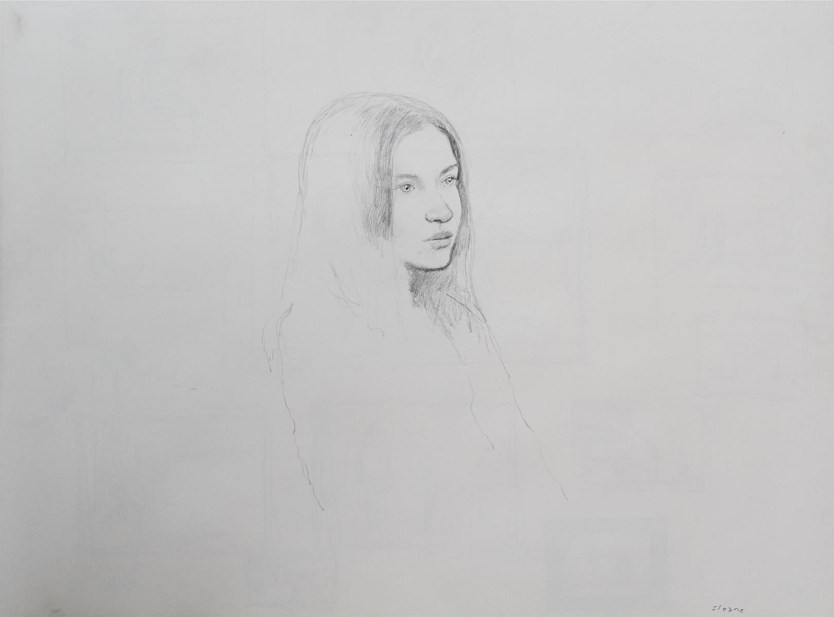 Bo Bartlett | Bo Bartlett - Untitled Figure Study XVII (2003) | MutualArt