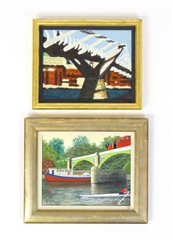 Two bridge scenes - Edward Vulliamy