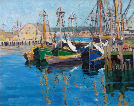 Jane Peterson | Gloucester Scene | MutualArt