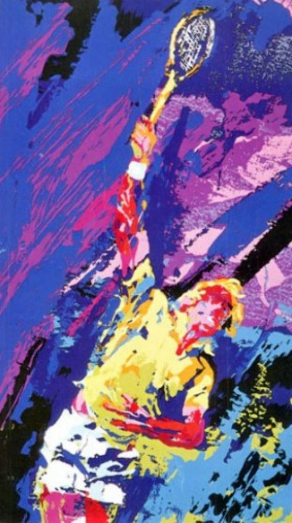 LeRoy Neiman | LeRoy Neiman - Classic Serve (1974) | MutualArt