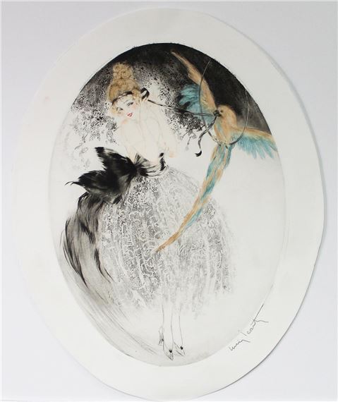 Louis Icart | Louis Icart - Untied RIbbon (1922) | MutualArt