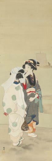 Two beauties clamming - Terukata Ikeda
