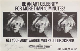 Julius Scissor - Andy Warhol Wig - Julius Scissor