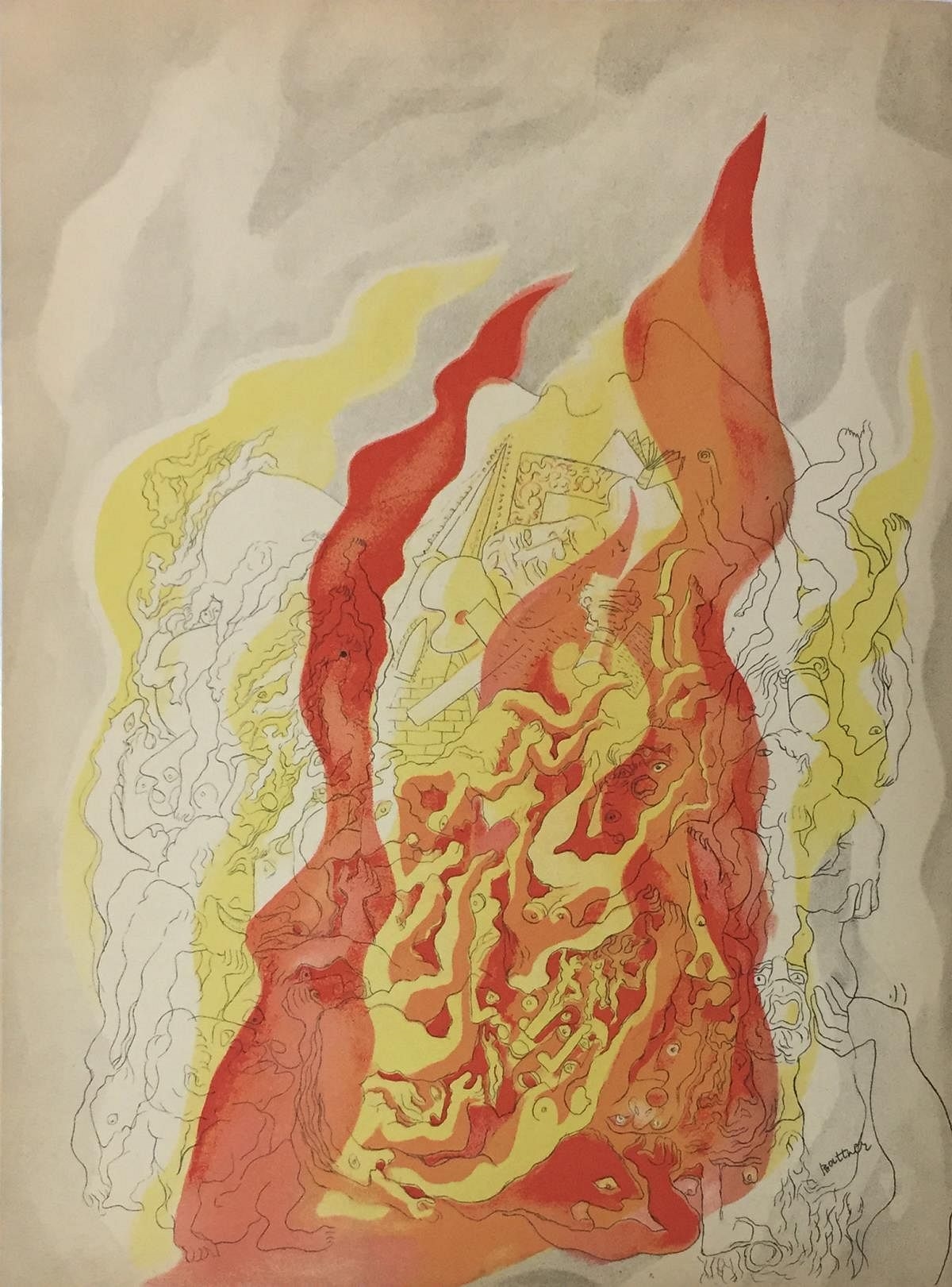 Abraham Rattner | Abraham Rattner - Fire (1937) | MutualArt