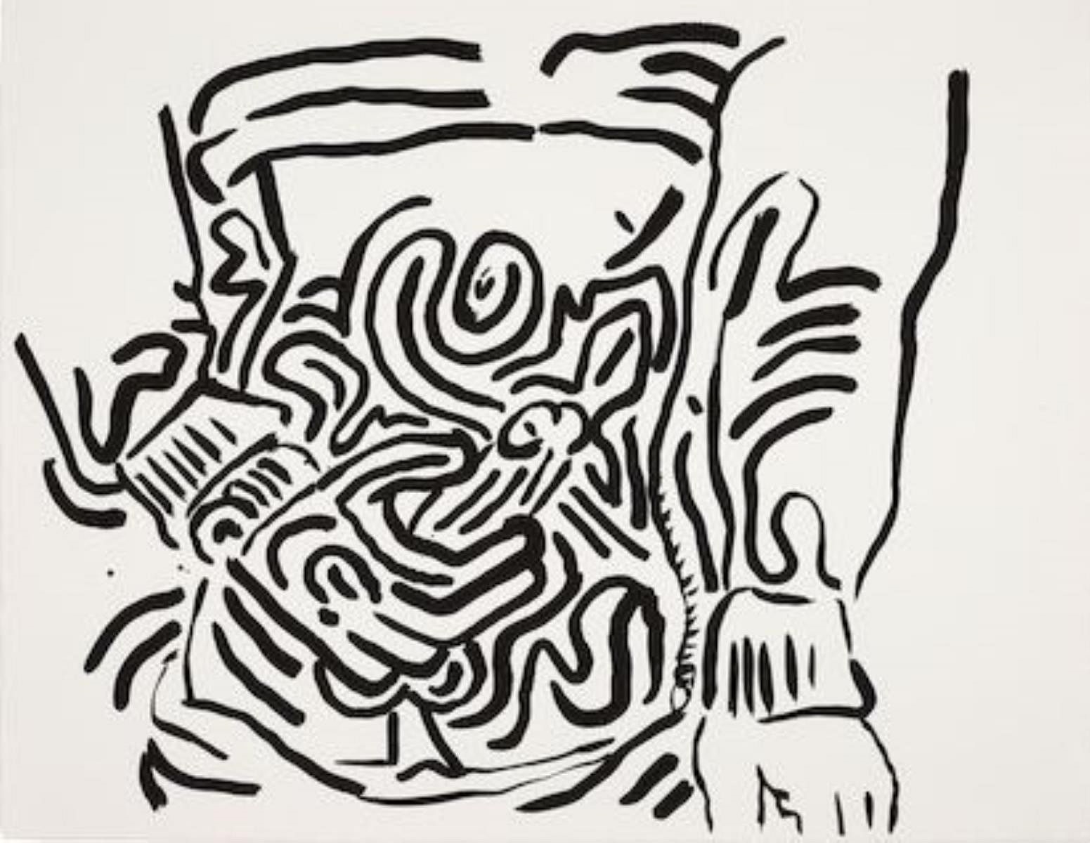 Keith Haring | Keith Haring - Untitled II from Bad Boys (1986) | MutualArt
