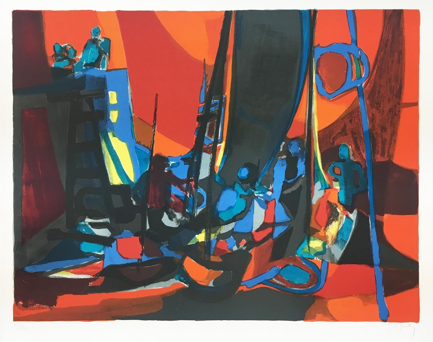 Marcel Mouly | Marcel Mouly - Sailing in the Night II (1979) | MutualArt