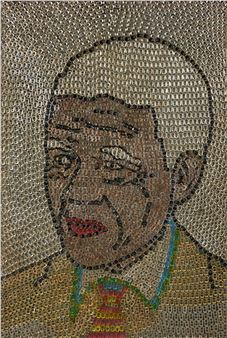 Portrait of Nelson Mandela - Isaac Gumede