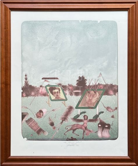 Pocta Hieronymovi Boschovi by Vladimír Gažovič, 1984