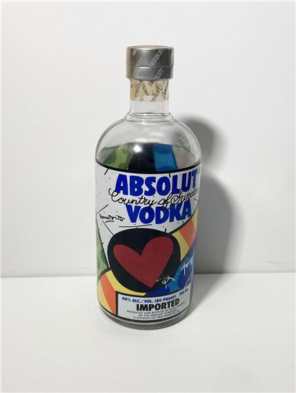 Romero Britto | Romero Britto - Absolut Vodka 25th Anniversary Bottle ...