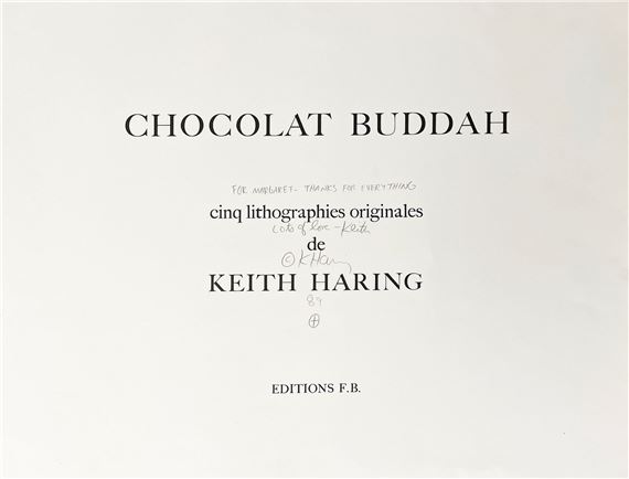 Keith Haring | Keith Haring - Hand Signed and Dedicated Cover Sheet ...