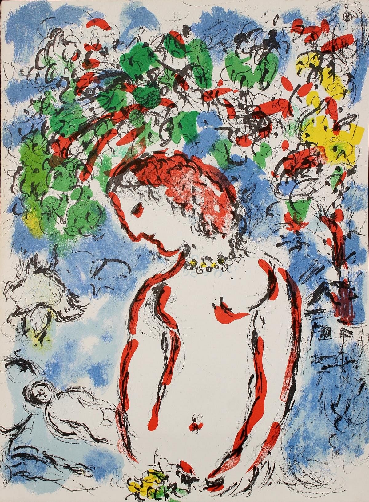 Marc Chagall | Marc Chagall - Spring Day (1972) | MutualArt