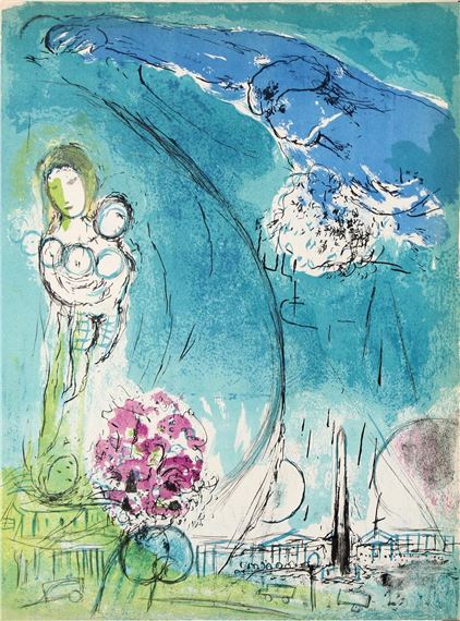 Marc Chagall | Marc Chagall - Place de a Concorde | MutualArt