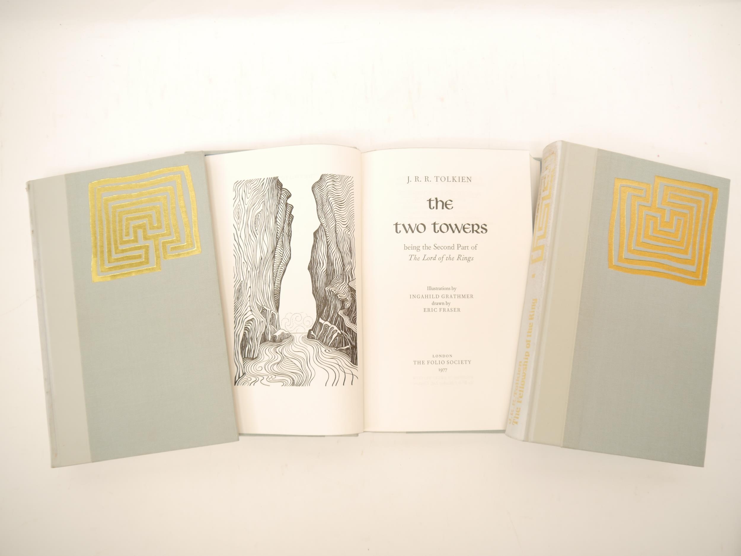 Artwork by Ingahild Grathmer, The Lord of the Rings: The Fellowship of the Ring; The Two Towers; 'The Return of the King, Made of leather gilt