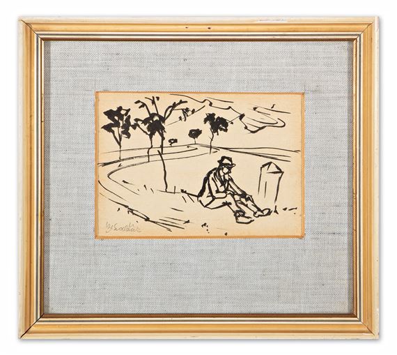 Odpočívající muž by Vojtěch Sedláček