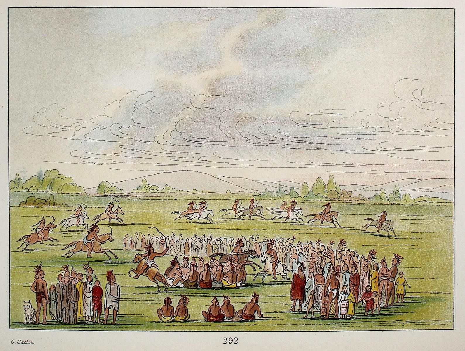 George Catlin | George Catlin - Plate 163 from The North American (1844 ...