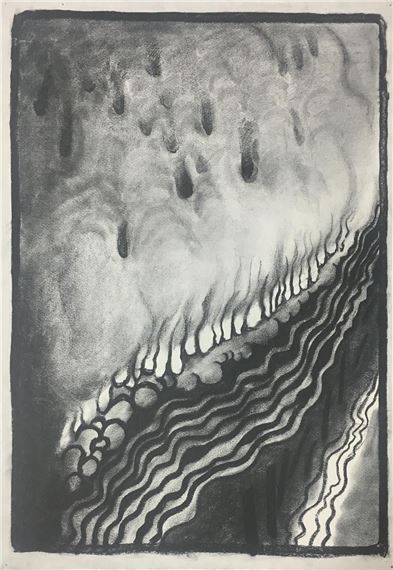 Georgia O'Keefe - Drawing No. 9 by Georgia O'Keeffe, 1968