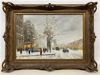 Escena de Paris - J. Rigaud